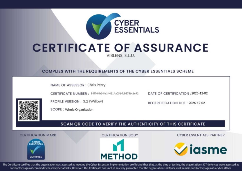 Certificado Cyber Essentials